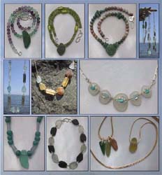Seaglass necklaces